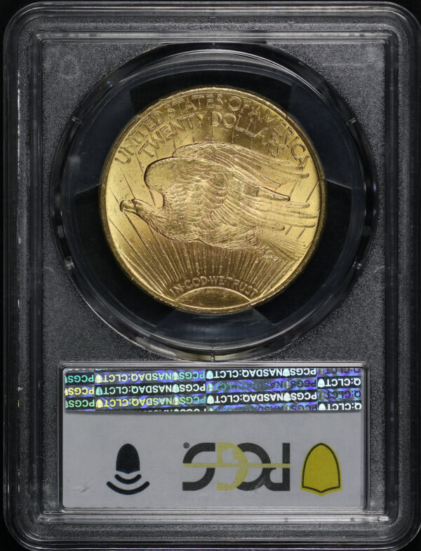Reverse of this 1924 St. Gaudens $20 PCGS MS-64