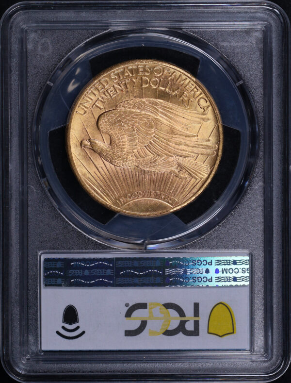 Reverse of this 1924 St. Gaudens $20 PCGS MS-64