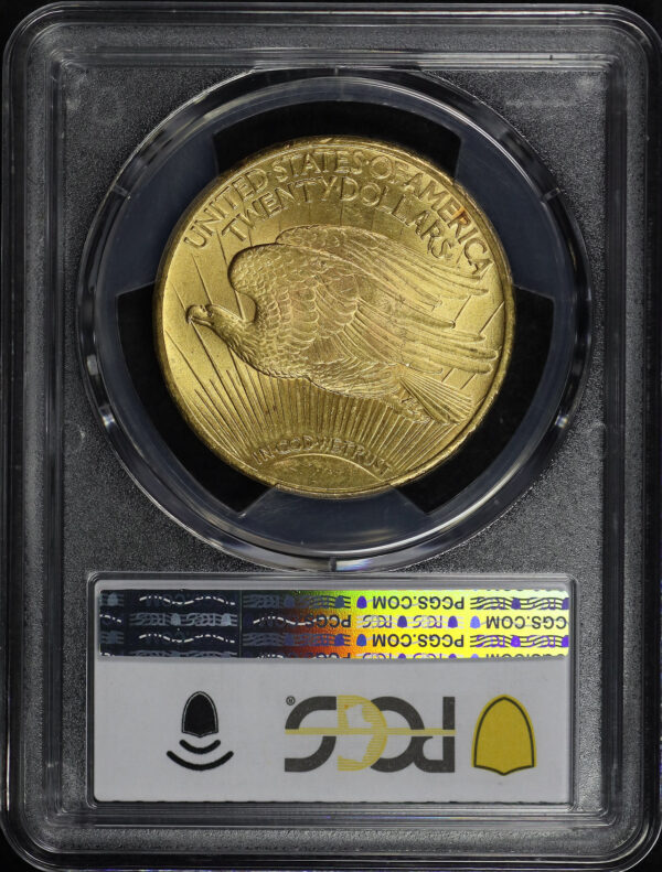 Reverse of this 1924 St. Gaudens $20 PCGS MS-65