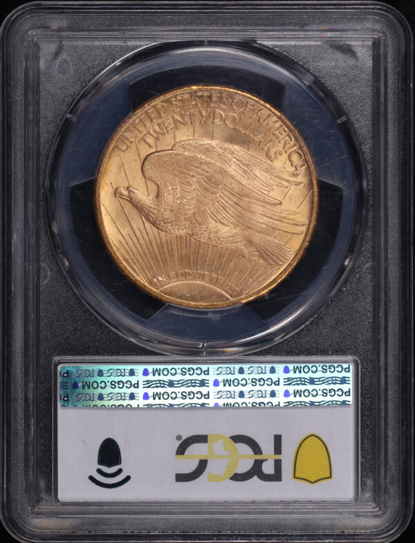 Reverse of this 1924 St. Gaudens $20 PCGS MS-66