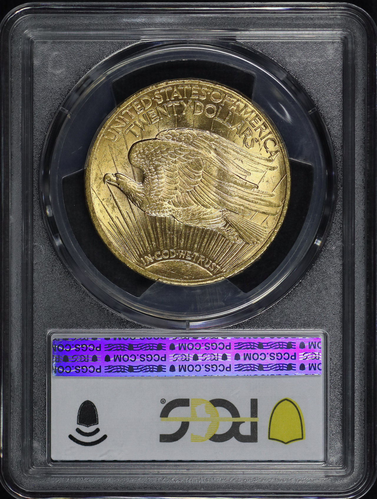 Reverse of this 1924-S St. Gaudens $20 PCGS MS-61