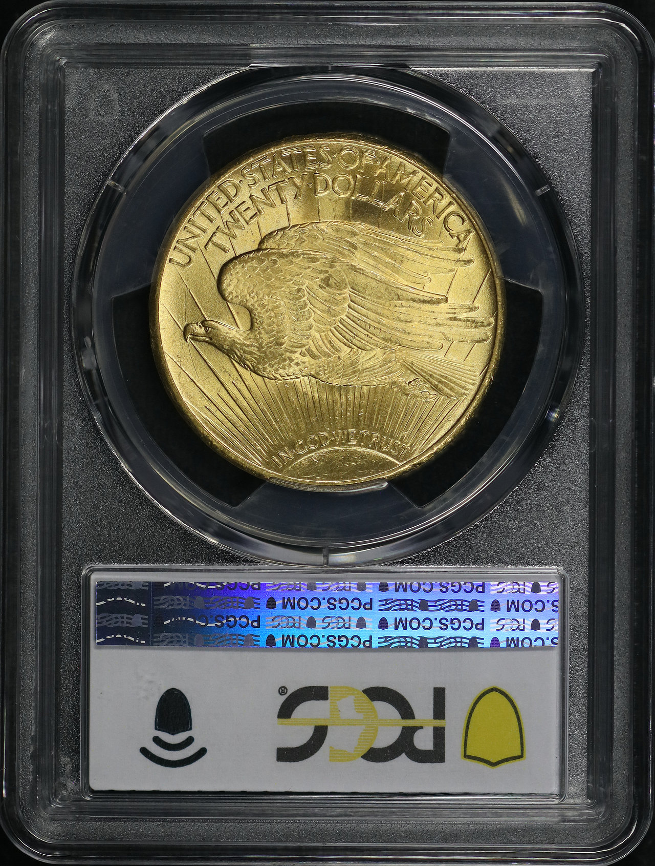 Reverse of this 1925 St. Gaudens $20 PCGS MS-64