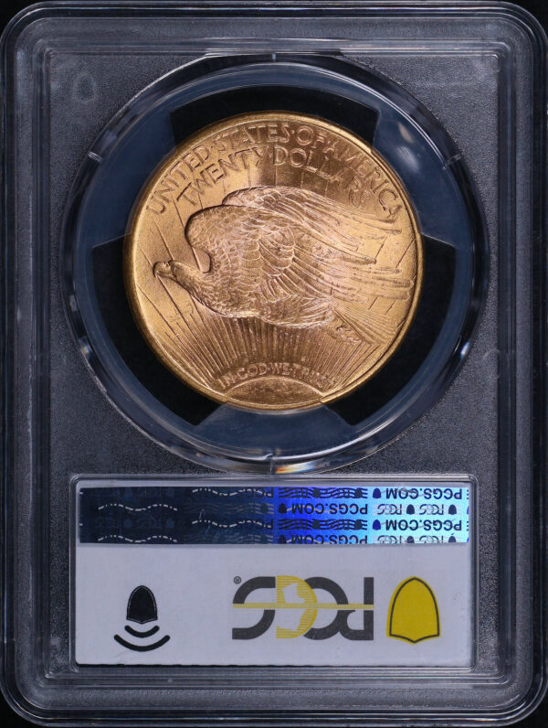 Reverse of this 1925-D St. Gaudens $20 PCGS MS-64+