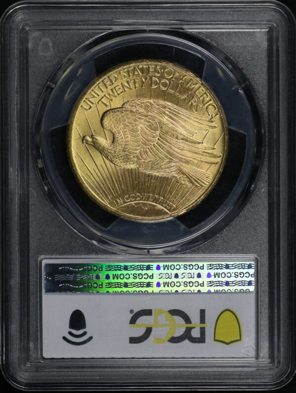 Reverse of this 1926 St. Gaudens $20 PCGS MS-65
