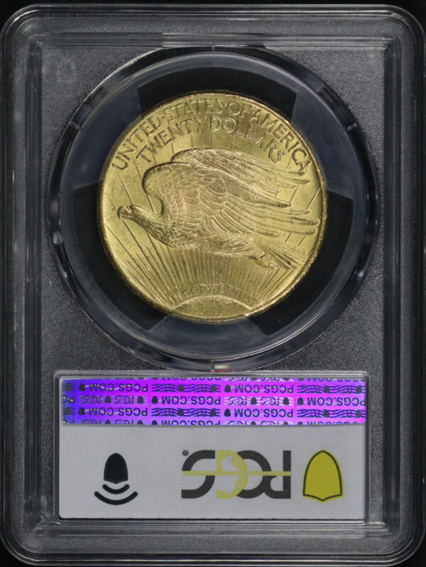 Reverse of this 1927 St. Gaudens $20 PCGS MS-63