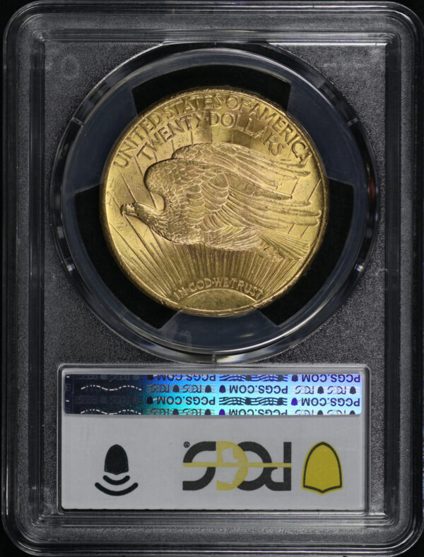Reverse of this 1927 St. Gaudens $20 PCGS MS-63