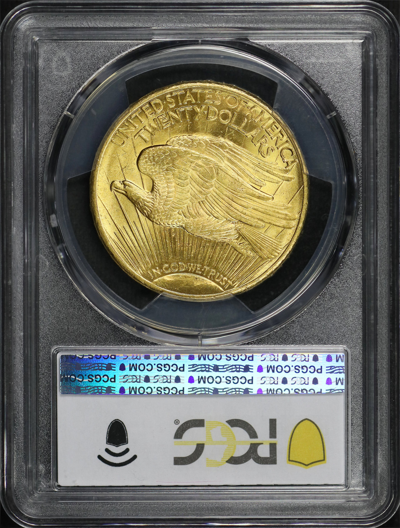 Reverse of this 1927-S St. Gaudens $20 PCGS MS-63