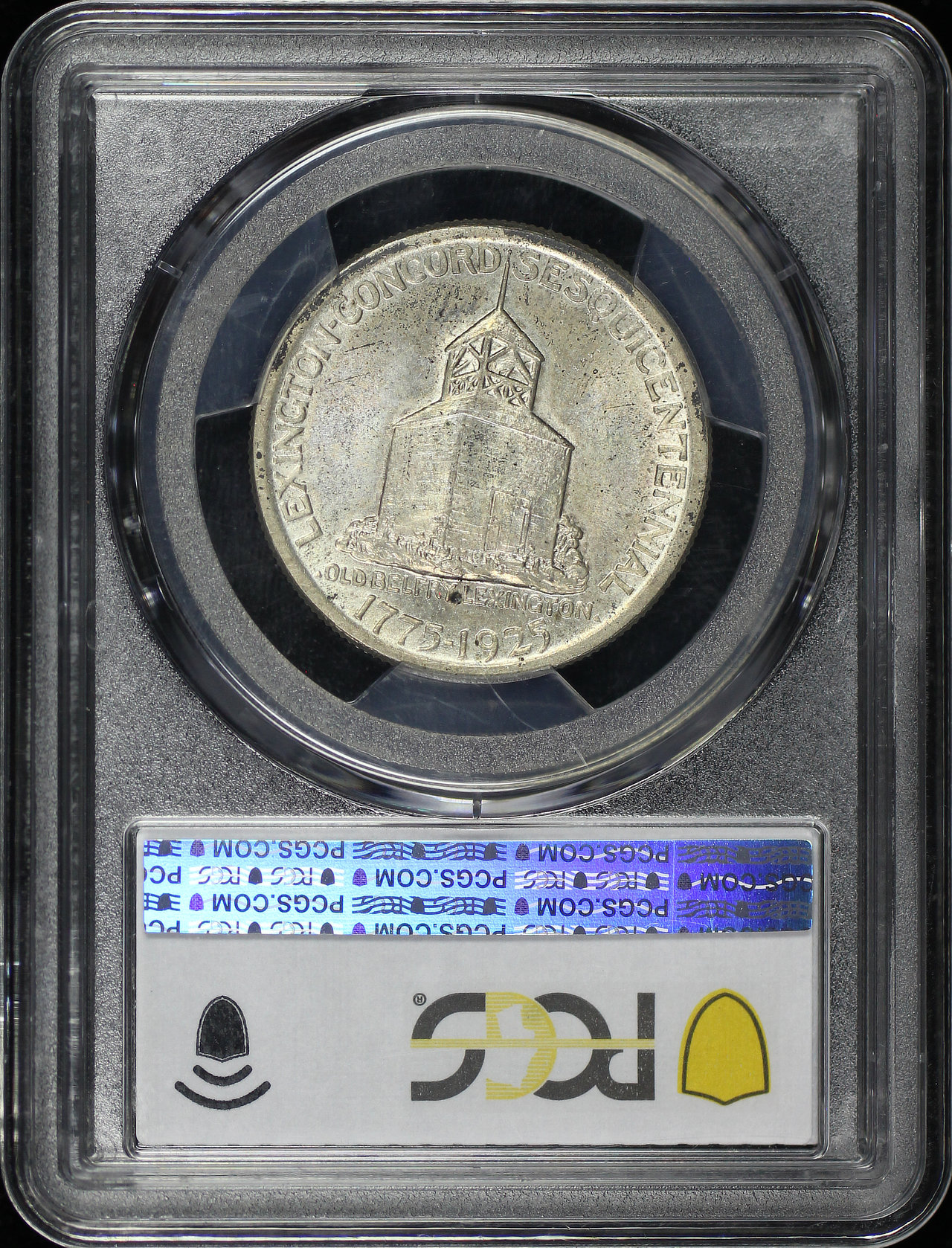 Reverse of this 1925 Silver Commemorative Lexington 50C PCGS MS-65