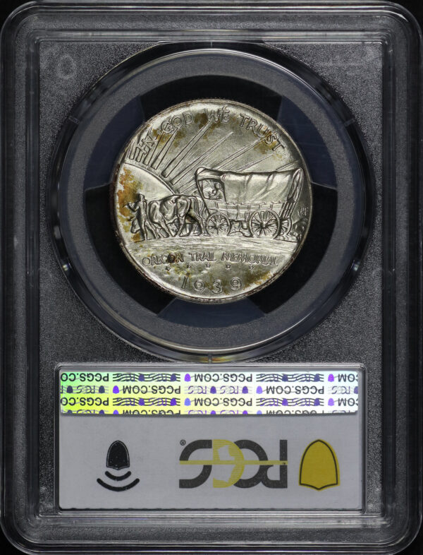 Reverse of this 1939 50C Oregon Silver Commemorative PCGS MS-67
