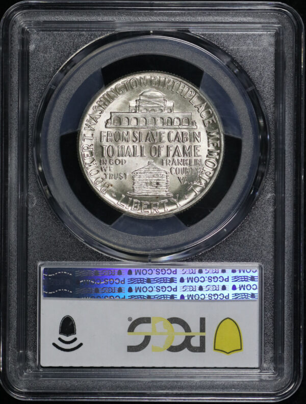 Reverse of this 1947 50C Booker T. Washington Silver Commemorative PCGS MS-66