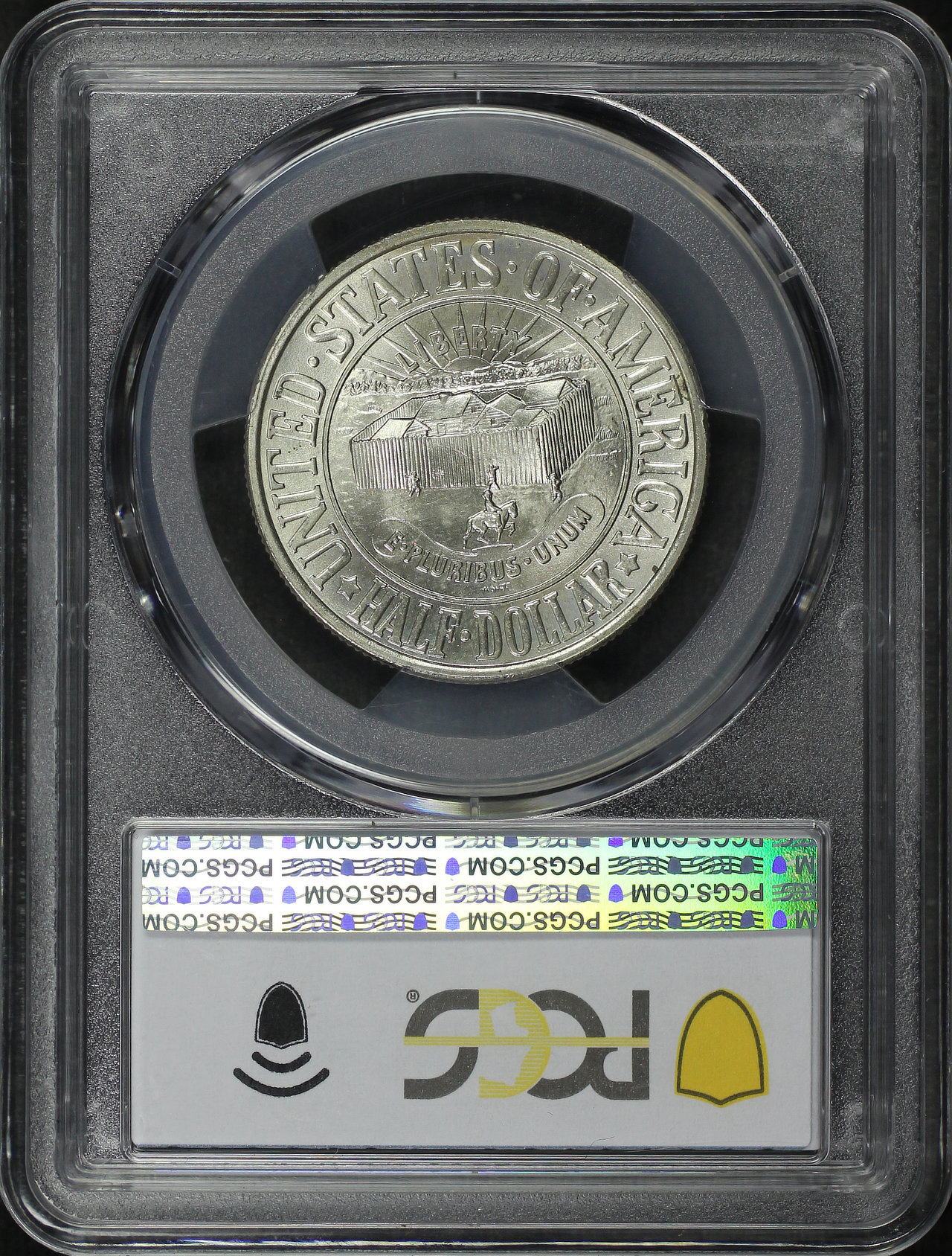 Reverse of this 1936 Silver Commemorative York 50C PCGS MS-68