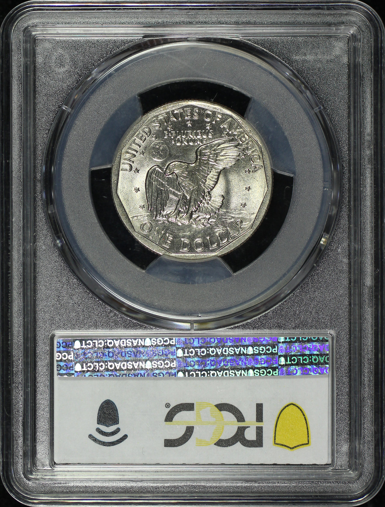 Reverse of this 1979-P Susan B. Anthony Dollar PCGS MS-66