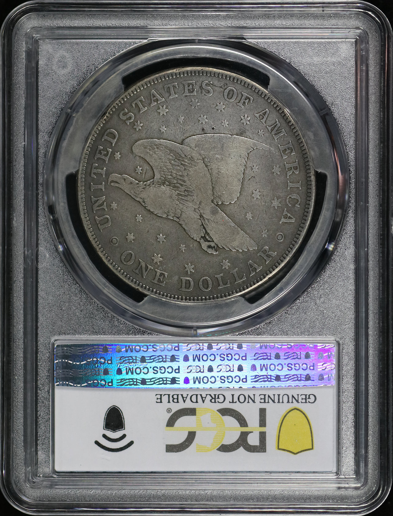 Reverse of this 1836 Liberty Seated Dollar J-60 Original, Alignment I PCGS PR-F Details Filed Rims