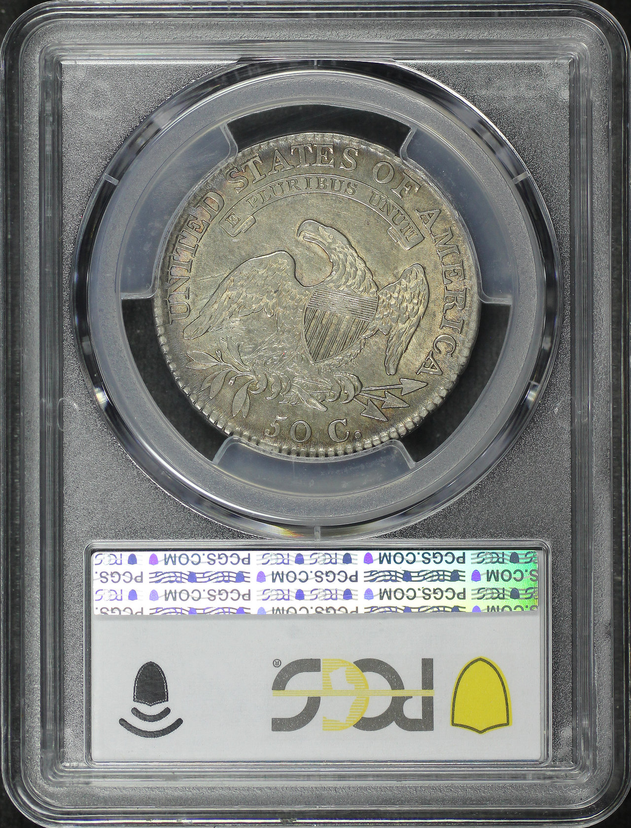 Reverse of this 1812 Capped Bust Half Dollar O-109a PCGS AU-53