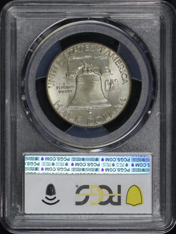 Reverse of this 1949 Franklin Half Dollar PCGS MS-67 FBL
