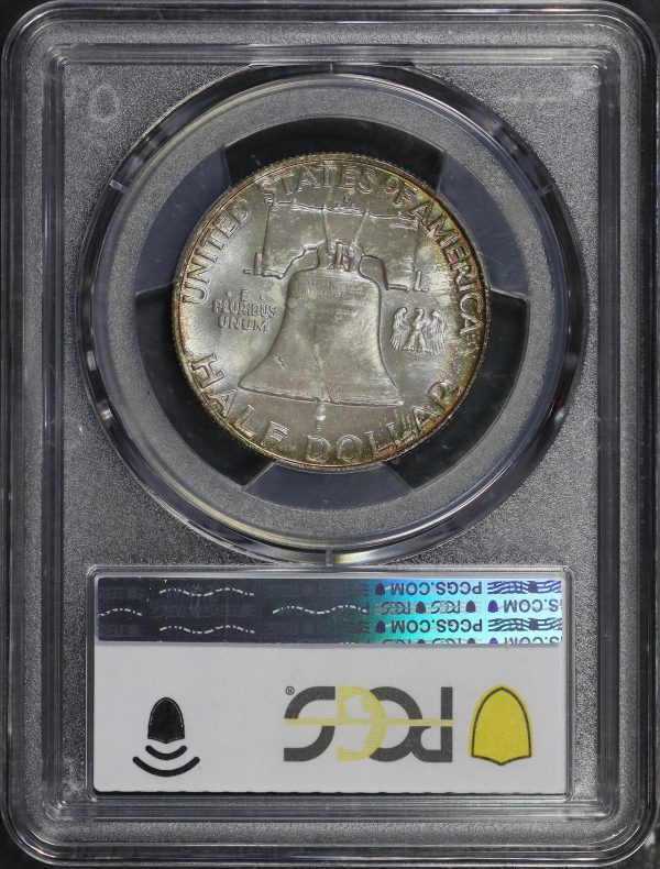Reverse of this 1958-D Franklin Half Dollar PCGS MS-66 FBL