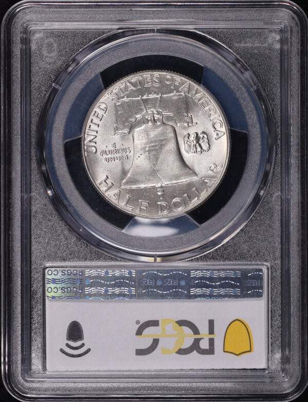 Reverse of this 1961 Franklin Half Dollar PCGS MS-65 FBL