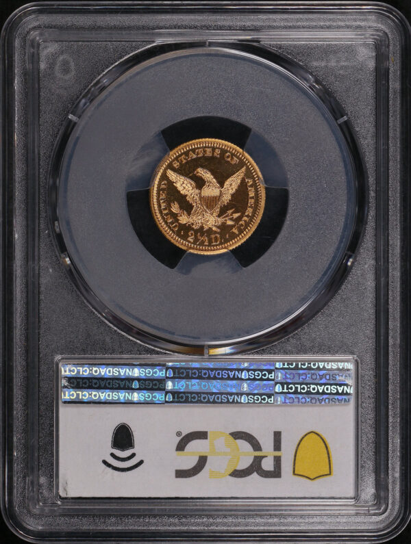 Reverse of this 1904 Liberty Head $2.5 PCGS PR-66 CAM CAC