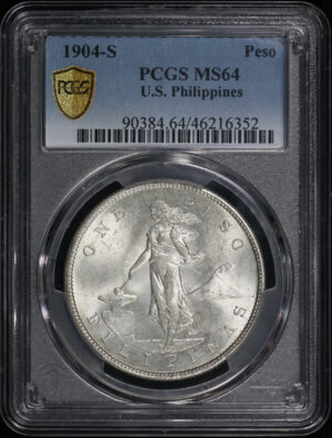 Obverse of this 1904-S U.S. Philippines PCGS MS-64