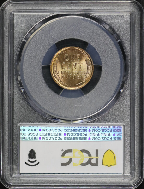 Reverse of this 1917 Lincoln Cent Wheat Reverse Doubled Die Obverse PCGS MS-66 RD