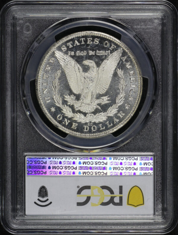 Reverse of this 1881-CC Morgan Dollar PCGS MS-66+ DMPL CAC