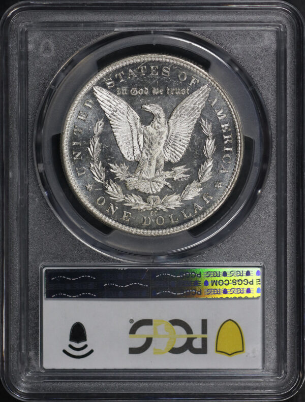 Reverse of this 1891-CC Morgan Dollar PCGS MS-65 DMPL