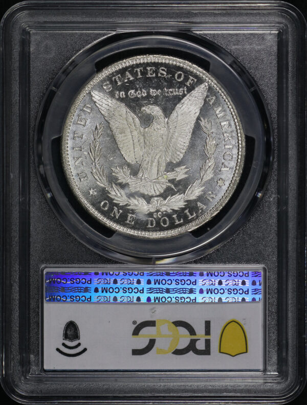 Reverse of this 1892-CC Morgan Dollar PCGS MS-64 DMPL