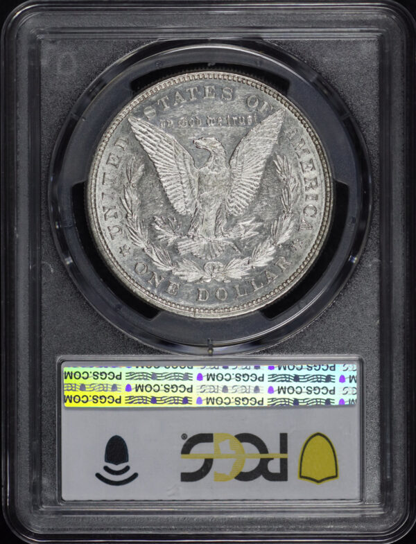 Reverse of this 1878 8TF Morgan Dollar VAM-9 PCGS AU-55 