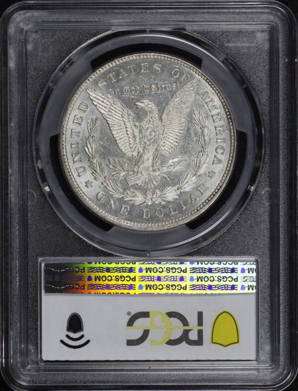 Reverse of this 1878 8TF Top-100 Morgan Dollar VAM-9 1st Die Pair PCGS MS-60 