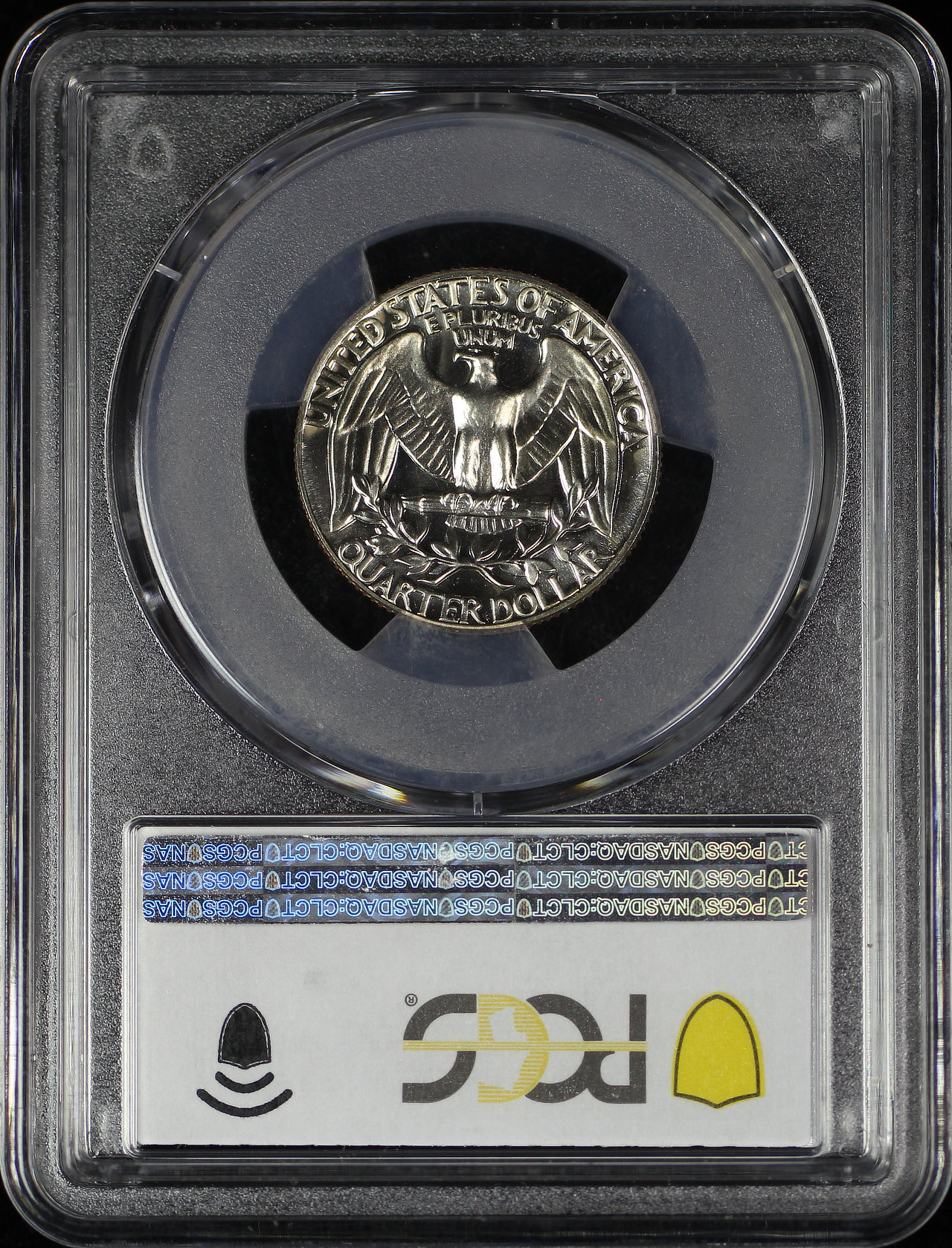 Reverse of this 1969-S Washington Quarter Doubled Die Obverse FS-101 PCGS PR-66