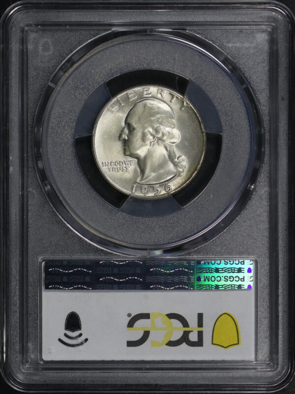 Reverse of this 1956 Washington Quarter PCGS MS-65 Type B Rev FS-901