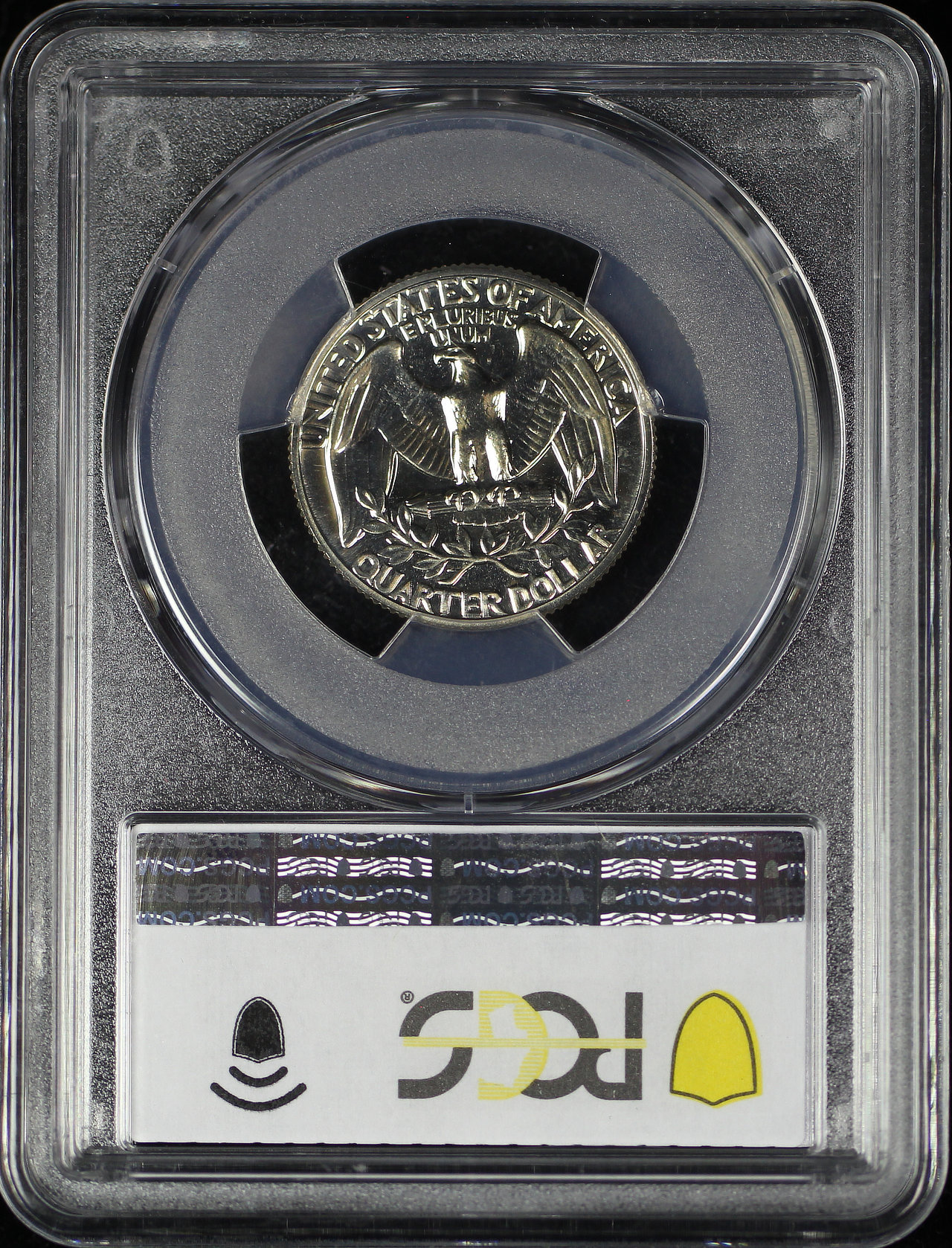 Reverse of this 1968-S Washington Quarter Doubled Die Reverse FS-801 PCGS PR-67