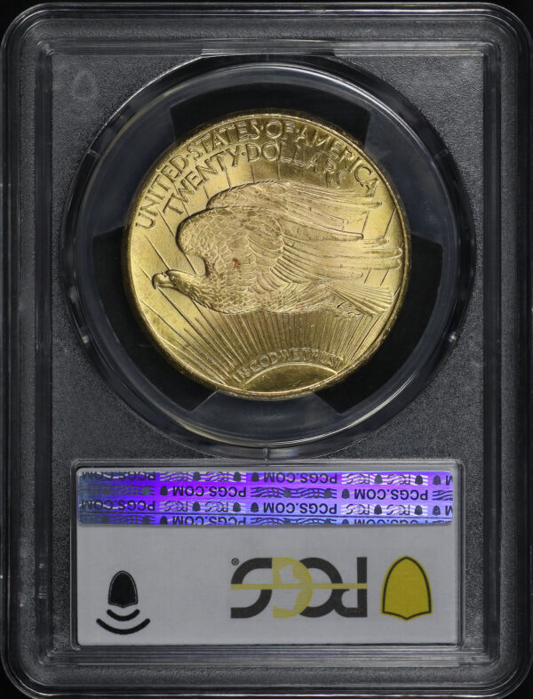 Reverse of this 1926 St. Gaudens $20 TDO FS-101 PCGS MS-65+ 