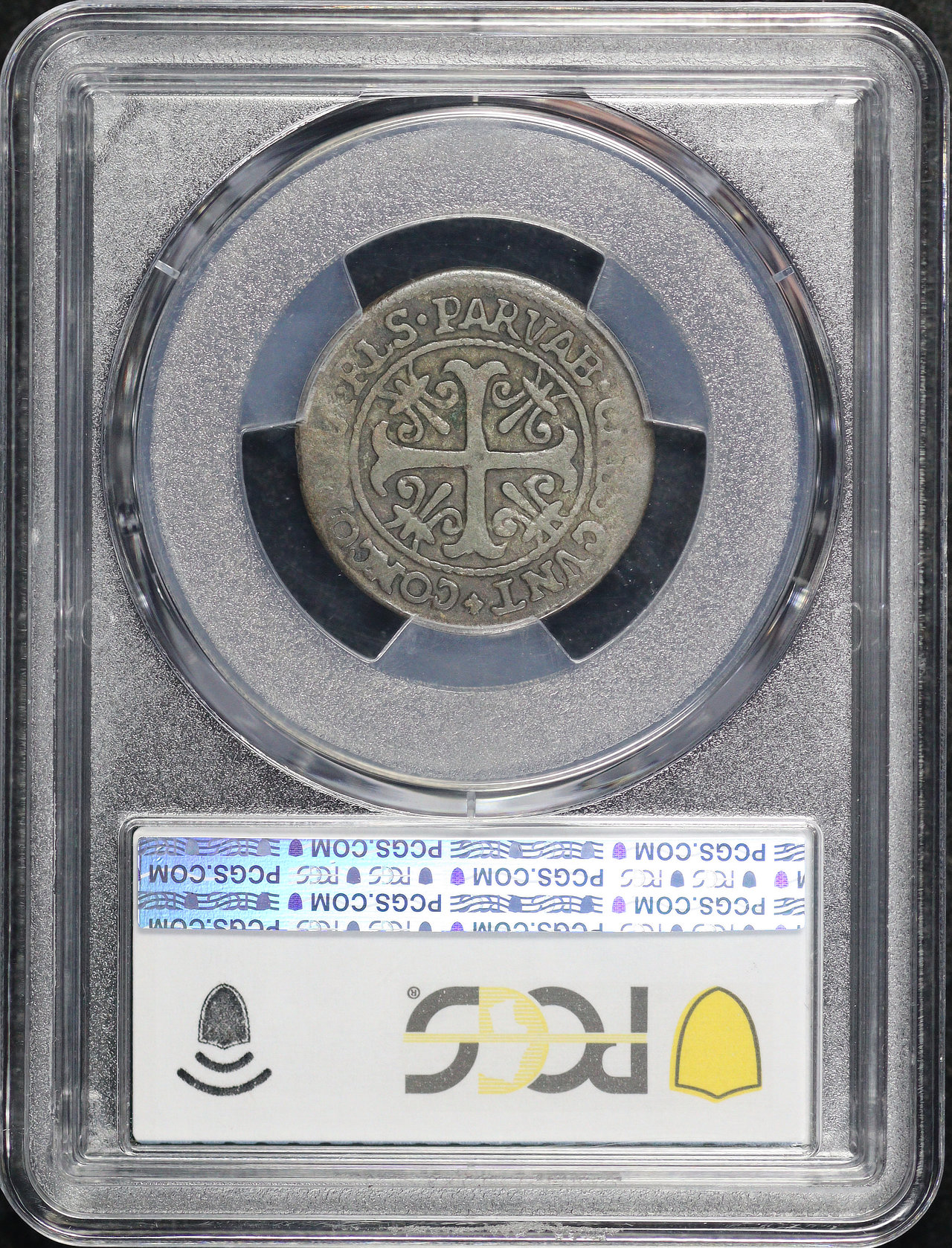 Reverse of this 1622 LV Switzerland Lucern Silver Batzen KM-22 PCGS VF-30