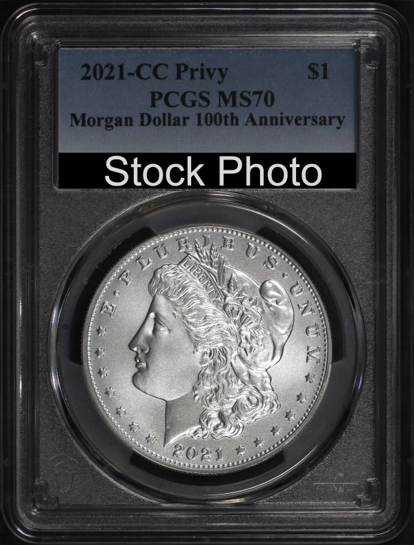 2021-CC Morgan Dollar Carson City Privy Mark PCGS MS-70
