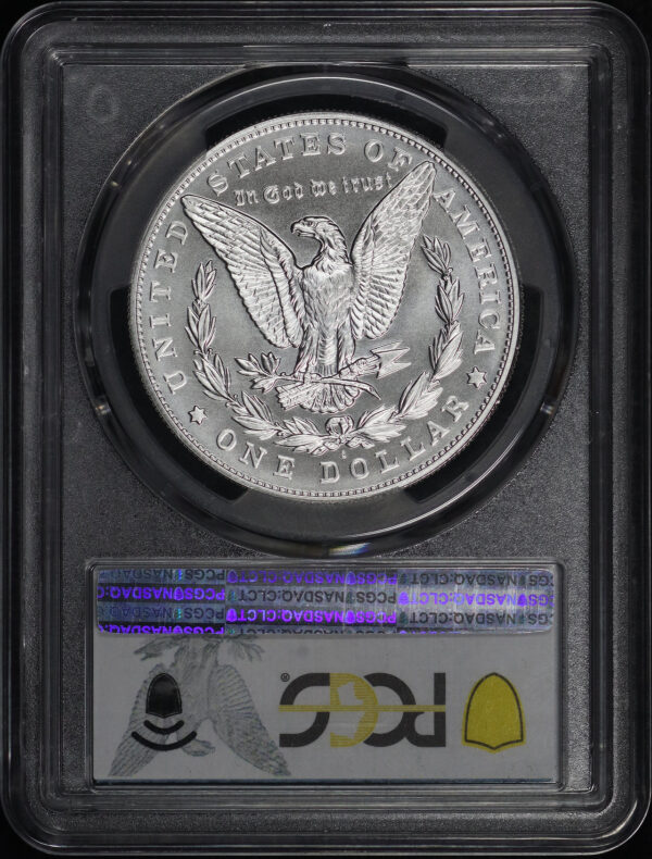 Reverse of this 2021-S Morgan Dollar PCGS MS-70 First Strike