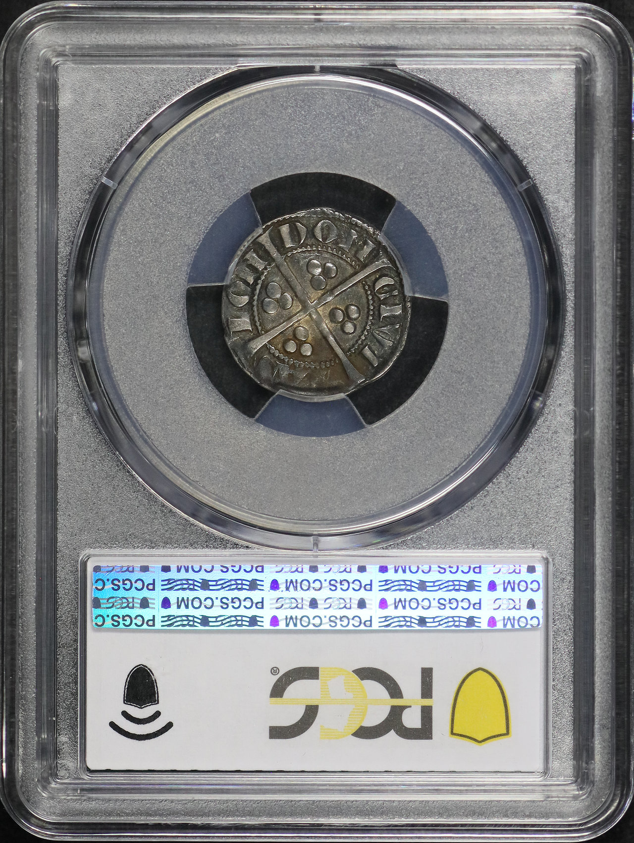 Reverse of this (1279-07) Great Britain Silver Penny S-1409B PCGS XF-40