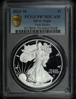Obverse of this 2023-W Silver Eagle PCGS PR-70 DCAM First Strike