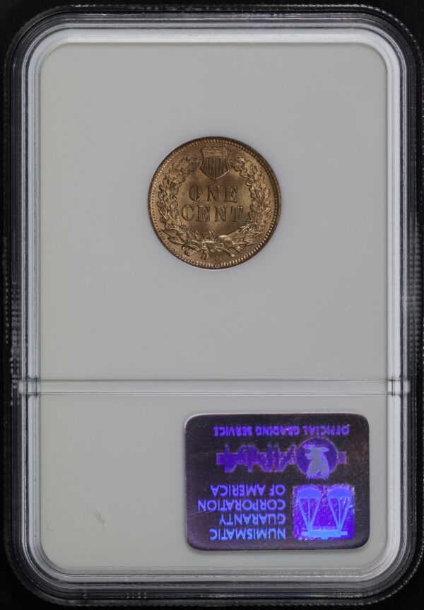 Reverse of this 1908-S Indian Cent NGC MS-64 RD