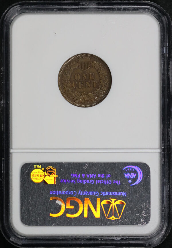 Reverse of this 1909 S Indian Cent NGC AU-55 BN