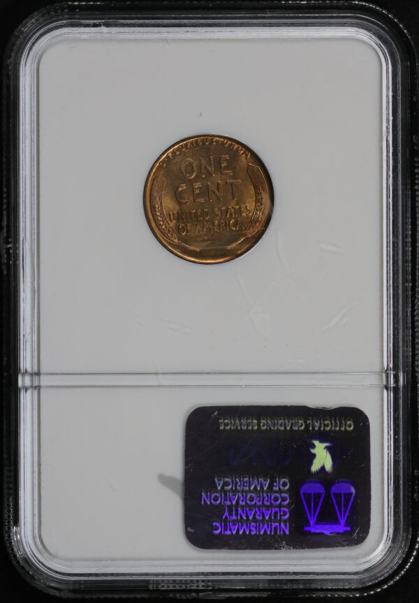 Reverse of this 1928-S Lincoln Cent Wheat Reverse NGC MS-64 RD