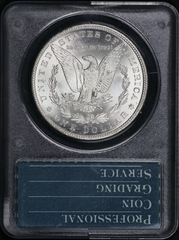 Reverse of this 1884-CC Morgan Dollar PCGS MS-63