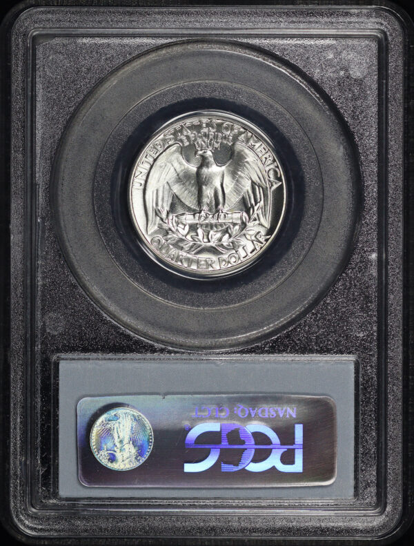 Reverse of this 1953 Washington Quarter PCGS PR-67 FS-101 DDO