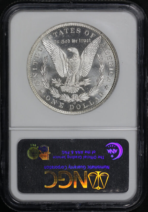 Reverse of this 1888-O Morgan Dollar NGC MS-65 DMPL