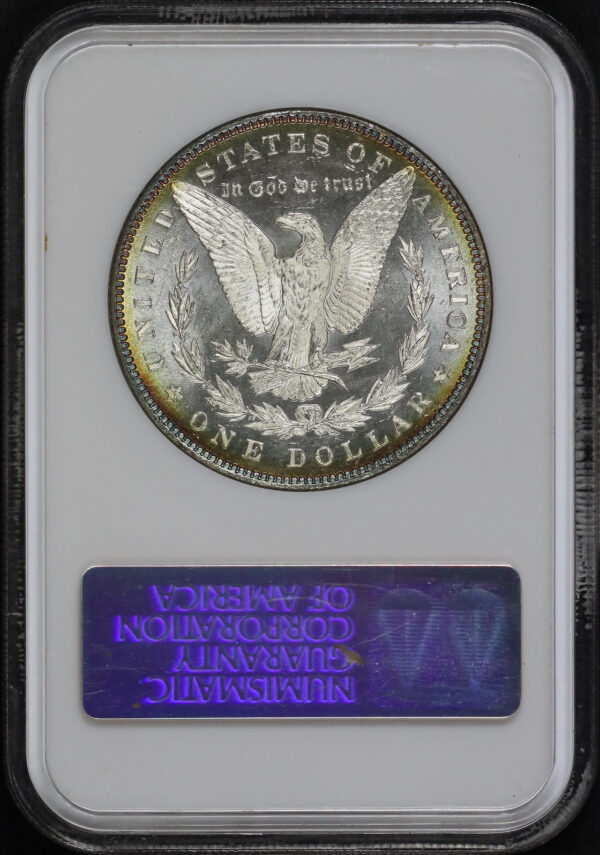 Reverse of this 1883 Morgan Dollar NGC MS-63 DMPL
