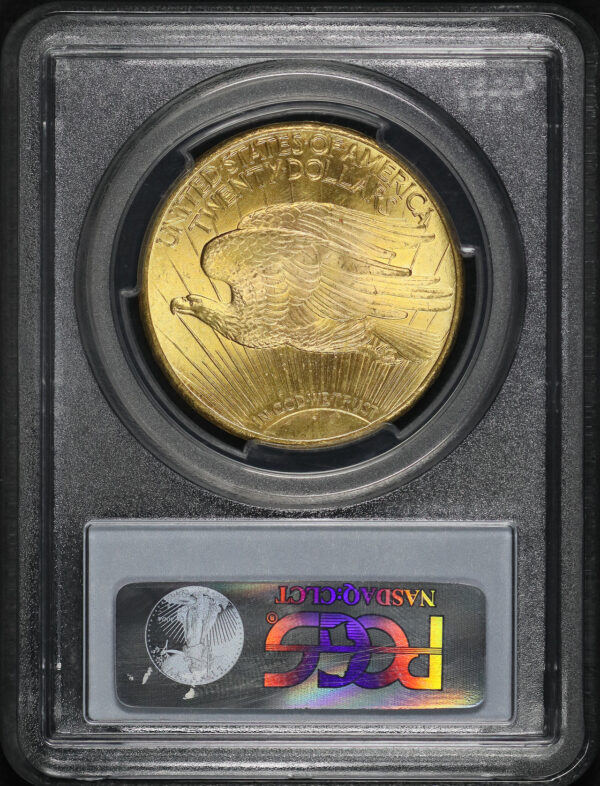 Reverse of this 1927 St. Gaudens $20 PCGS MS-65