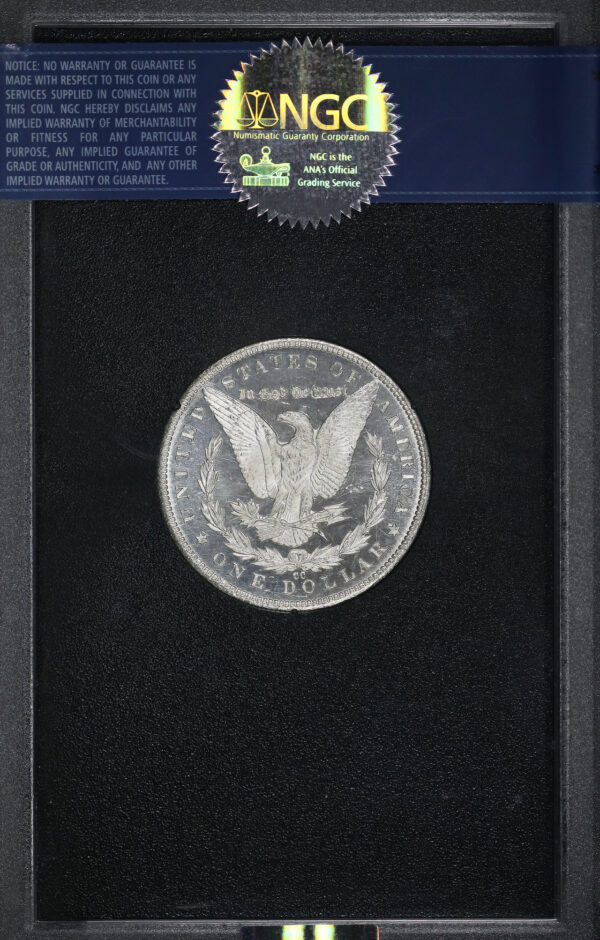 Reverse of this 1884-CC Morgan Dollar NGC MS-64 DMPL