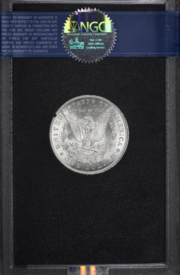 Reverse of this 1891-CC Morgan Dollar NGC MS-62 GSA Hard Pack With Box 
