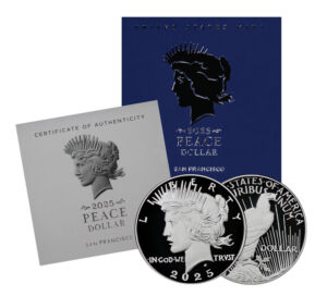 2025-S Peace Dollar Proof With Box & COA