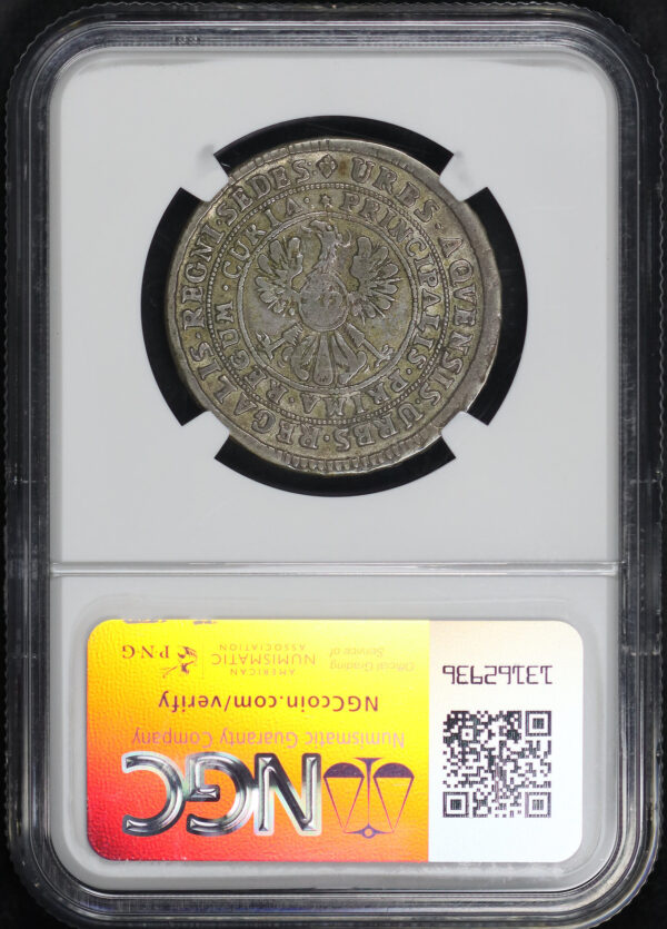Reverse of this 1755 Germany  32M Aachen NGC XF-40